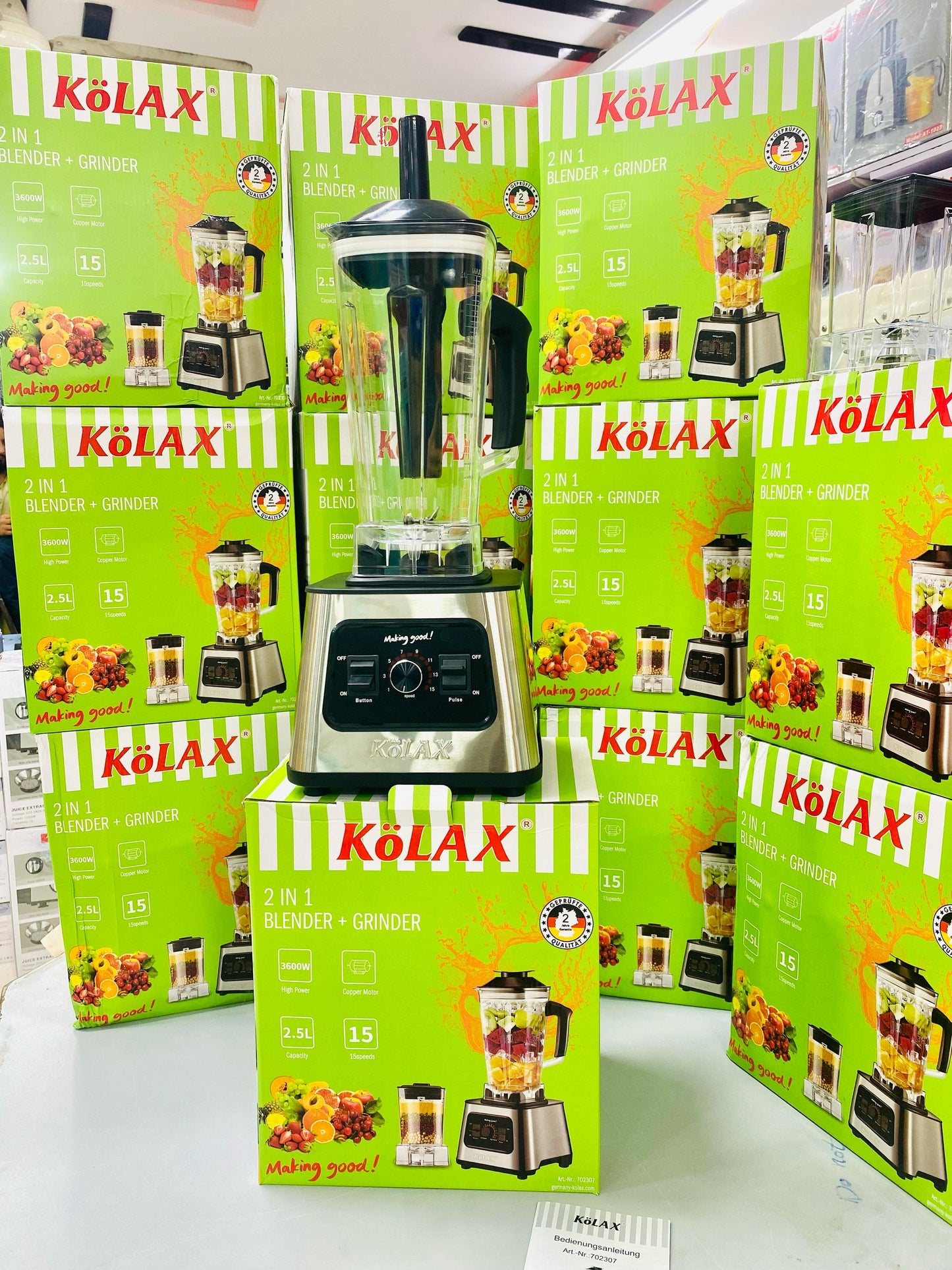 KöLAX 2-in-1 Blender and Grinder