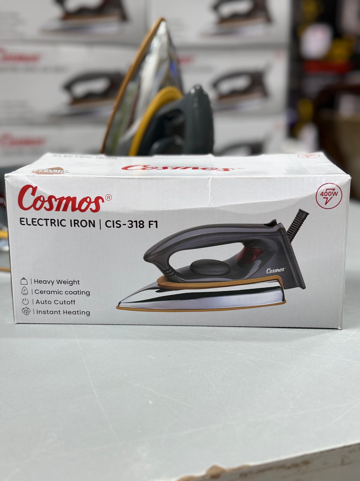 Cosmos Professional Steam Iron - Heavy Duty Electric Iron