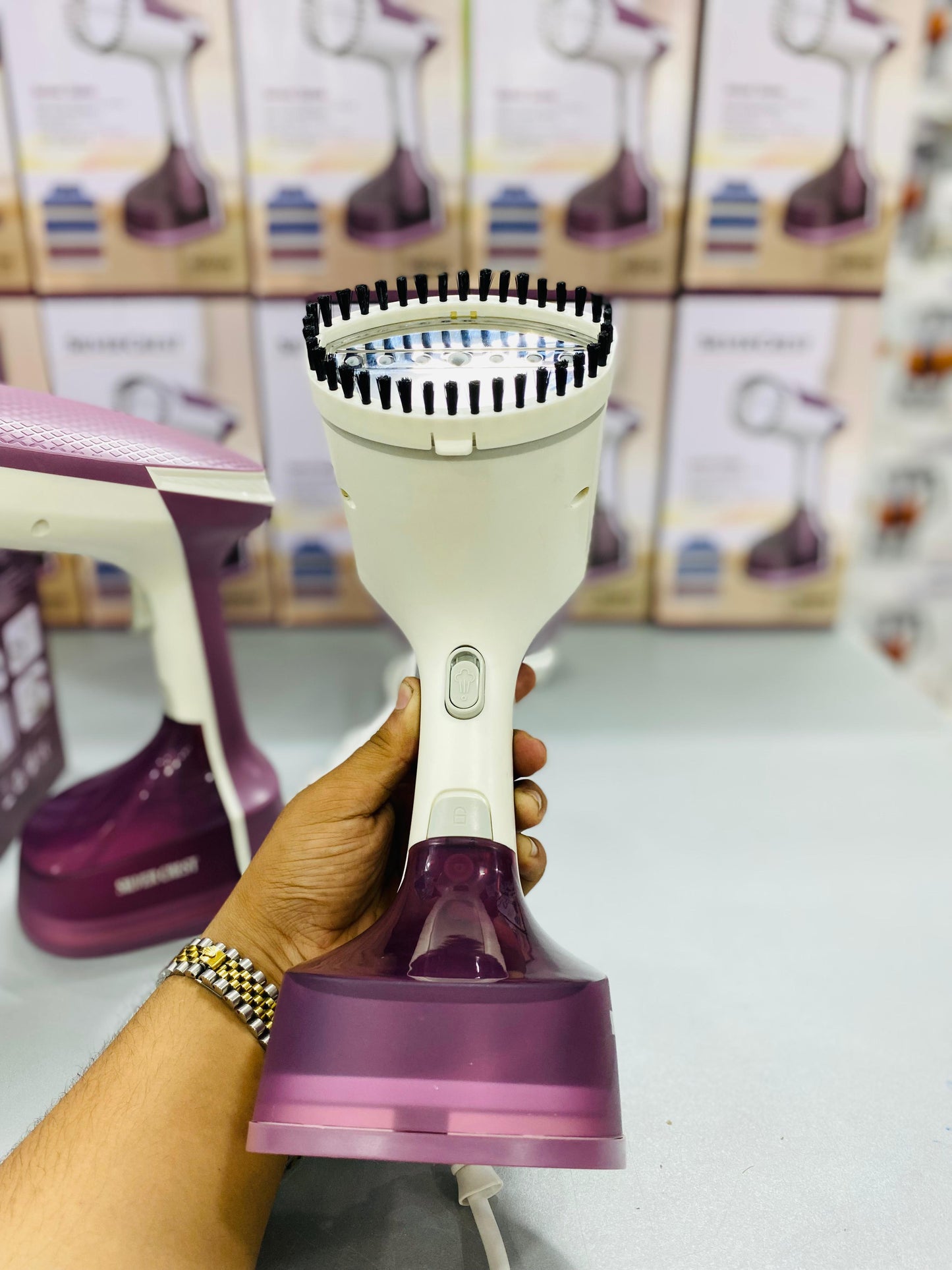 Handheld Garment Steamer - Portable Fabric Steamer