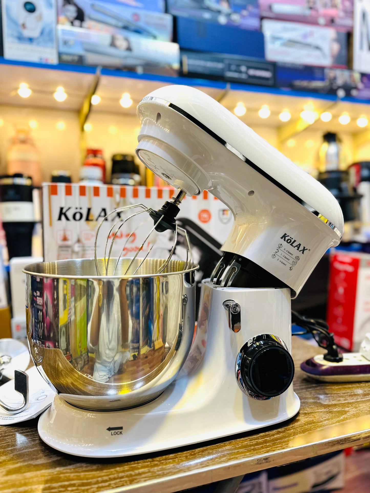 KöLAX Professional Stand Mixer - White ATTA machine