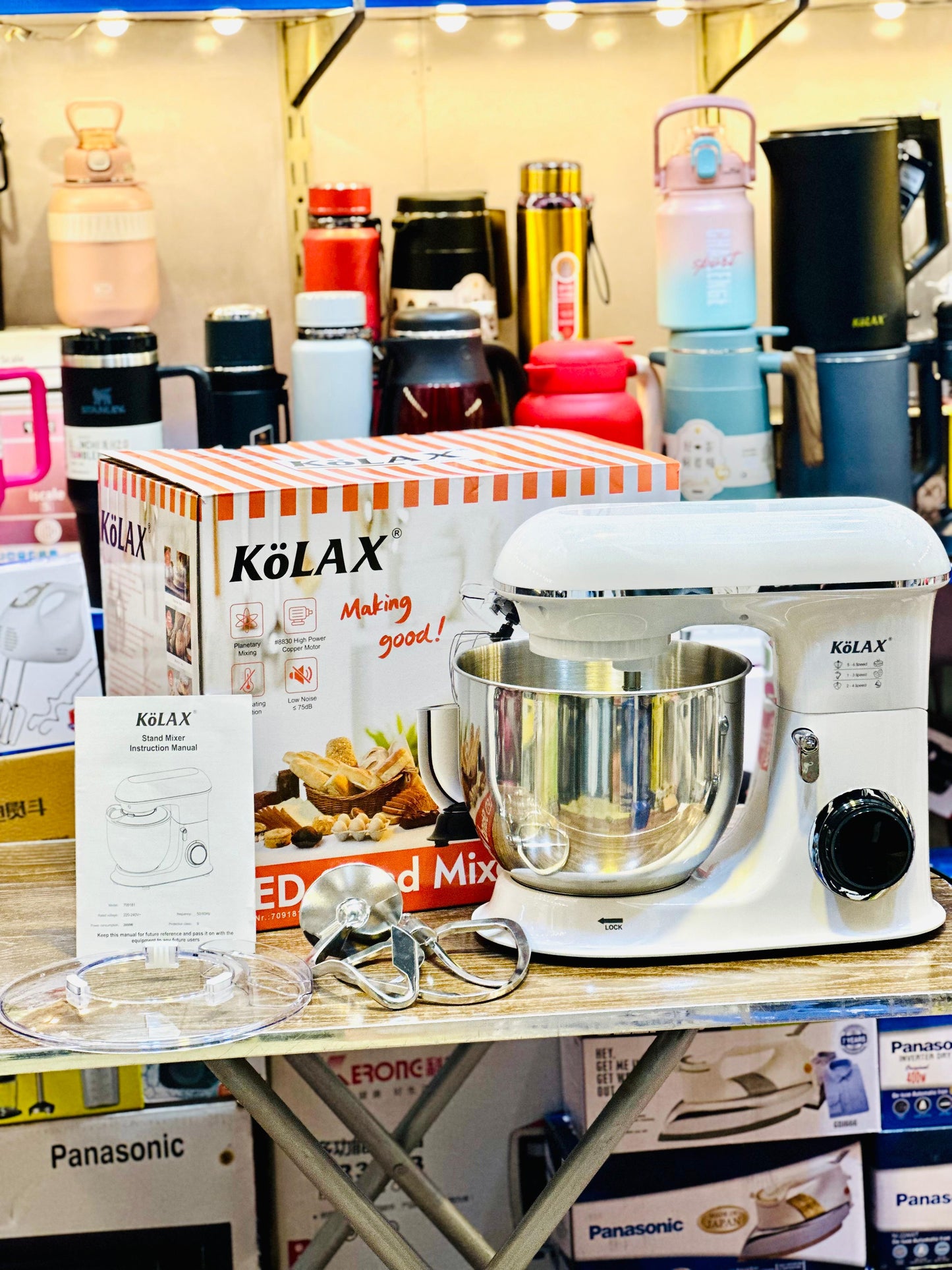 KöLAX Professional Stand Mixer - White ATTA machine