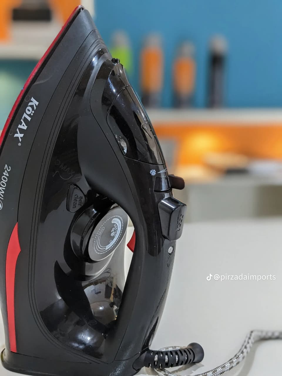 Kolax Germany Steam Iron – 2400W High-Power Ceramic Soleplate