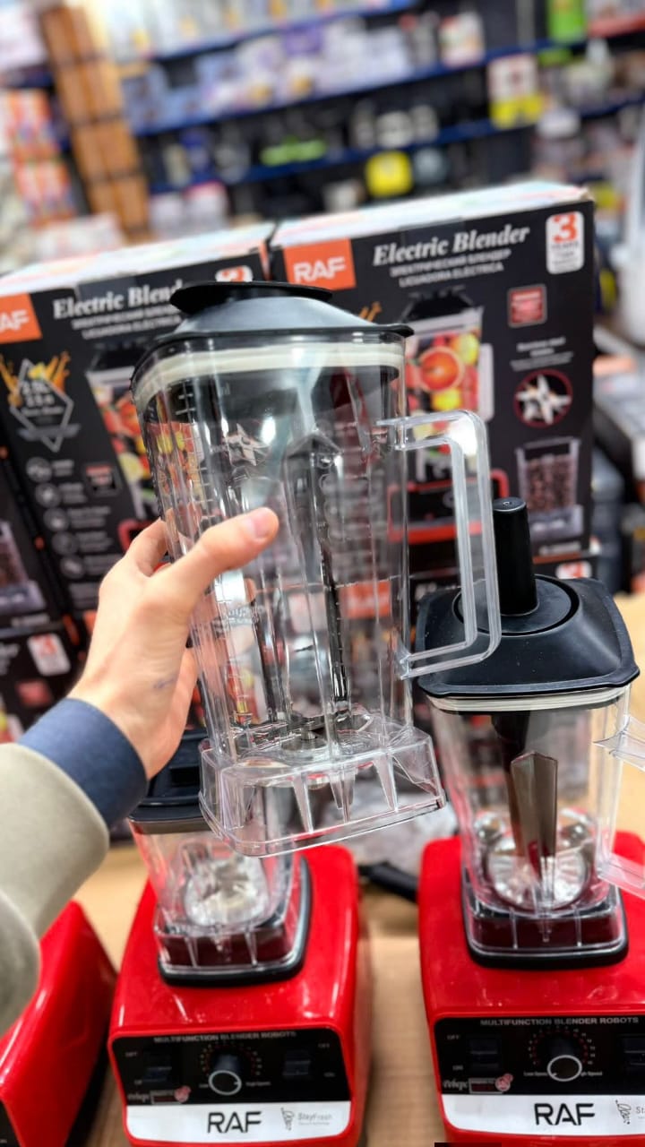 RAF Electric 2-in-1 Blender & Grinder – 2.5L Large Capacity, Powerful Multi-Purpose Mixer