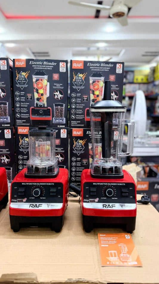 RAF Electric 2-in-1 Blender & Grinder – 2.5L Large Capacity, Powerful Multi-Purpose Mixer